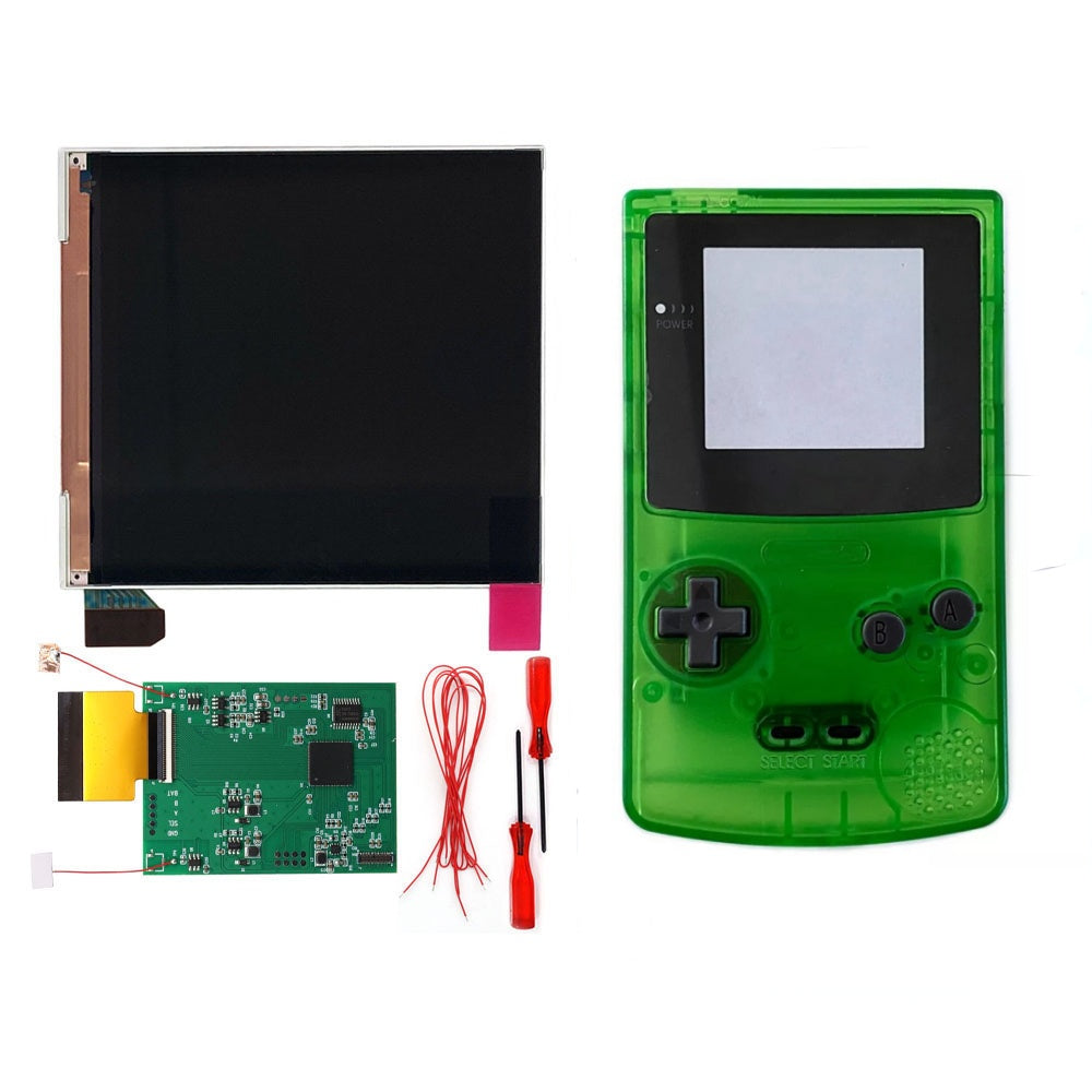 HISPEEDIDO Q5 IPS Highlight Screen For GBC LCD Display IPS Screen Mod Kits replacement Screen
