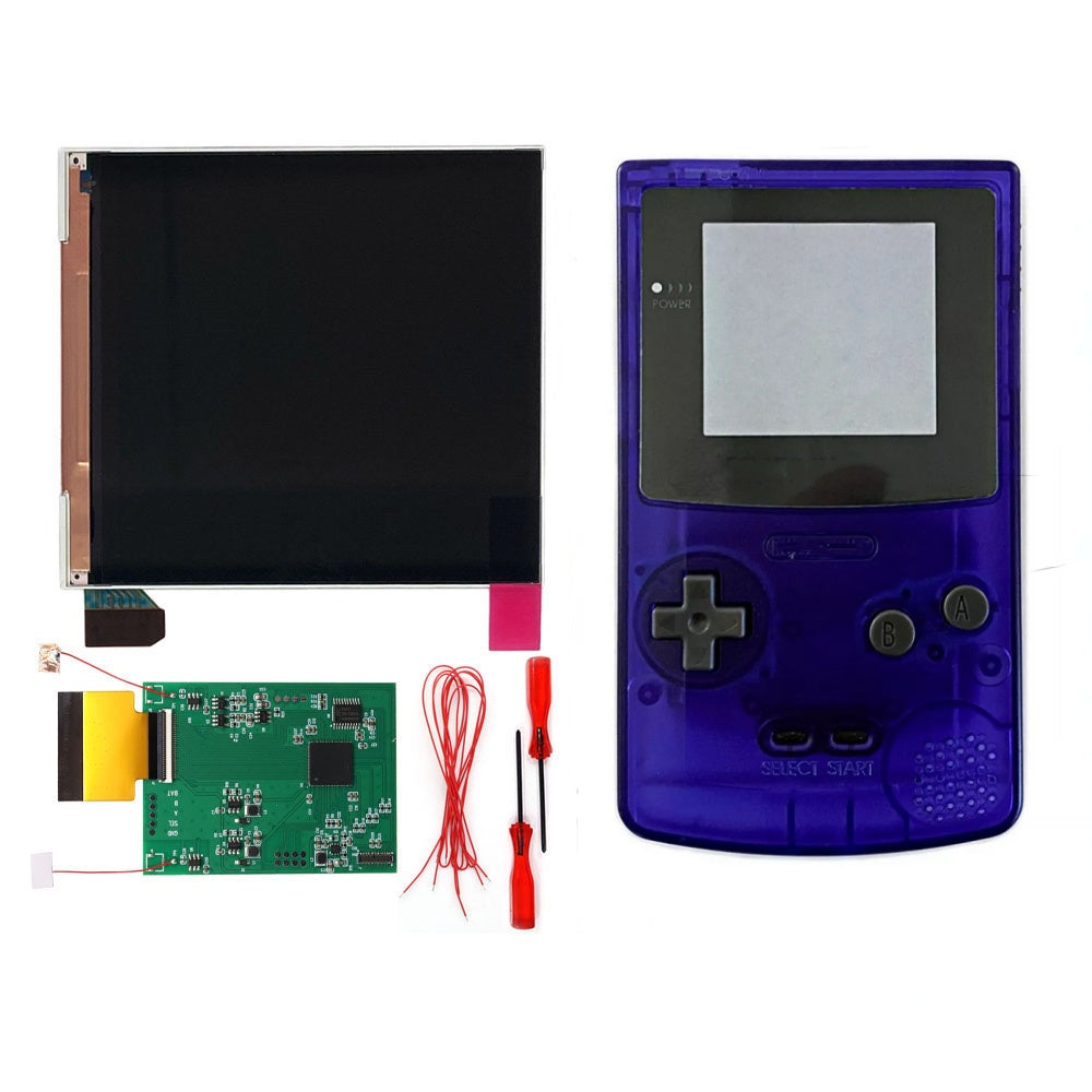 HISPEEDIDO Q5 IPS Highlight Screen For GBC LCD Display IPS Screen Mod Kits replacement Screen