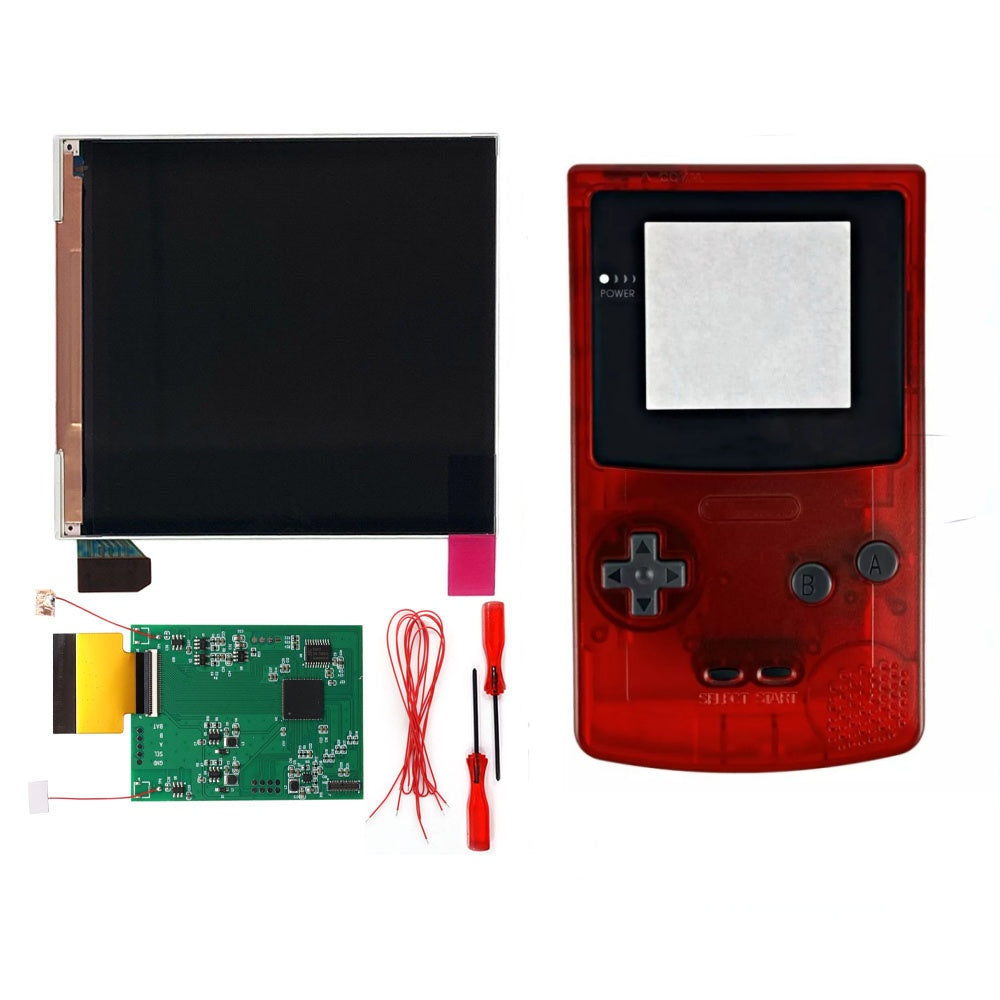 HISPEEDIDO Q5 IPS Highlight Screen For GBC LCD Display IPS Screen Mod Kits replacement Screen
