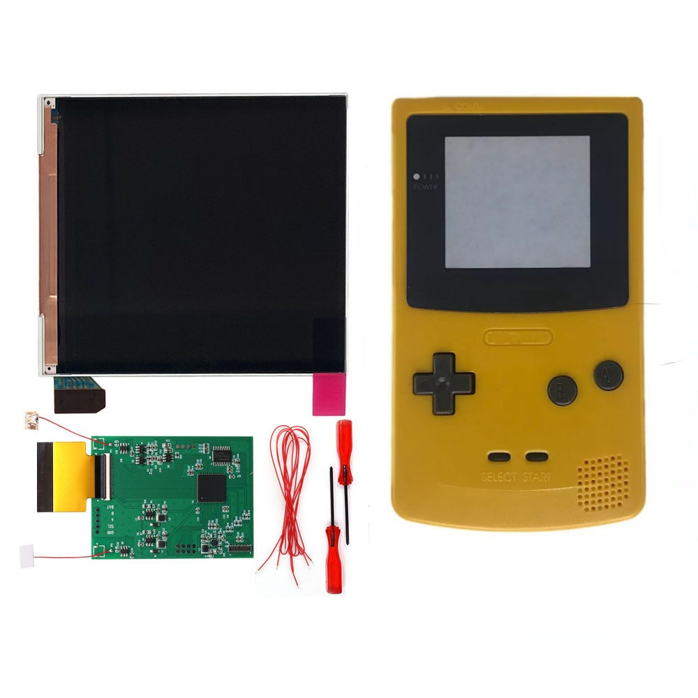 HISPEEDIDO Q5 IPS Highlight Screen For GBC LCD Display IPS Screen Mod Kits replacement Screen