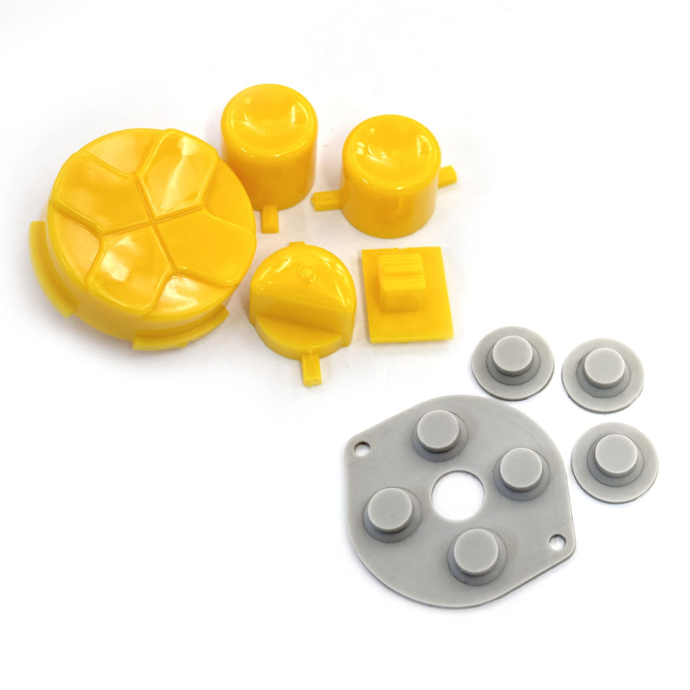 Multi Colors For SEGA Game Gear GG Console Original Quality New Buttons Set with Rubber Pads