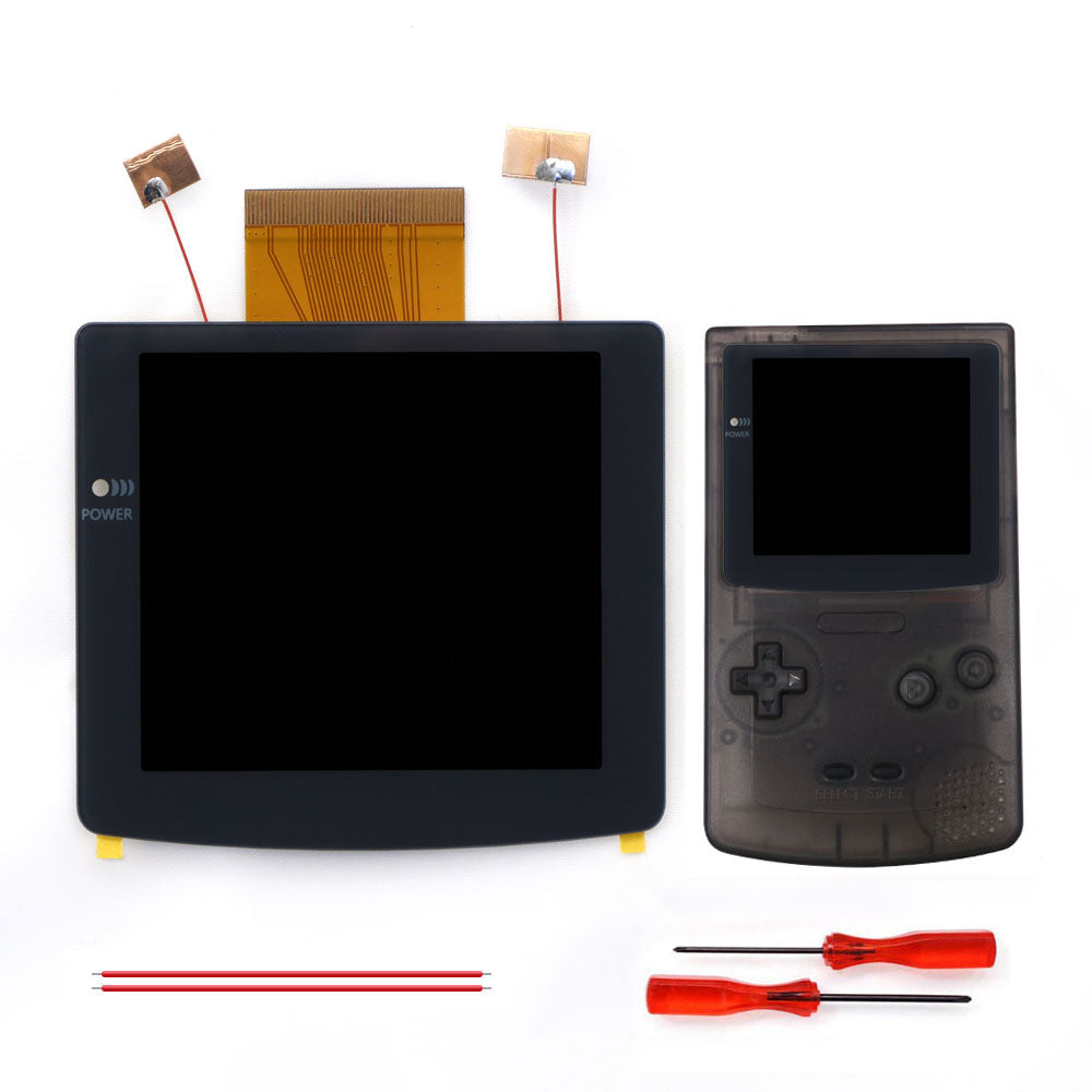 2026 Black White 2.8" Laminated IPS LCD For GBC 480x432 Integer Scaling Backlight Retro Pixel KIT For Game boy Color
