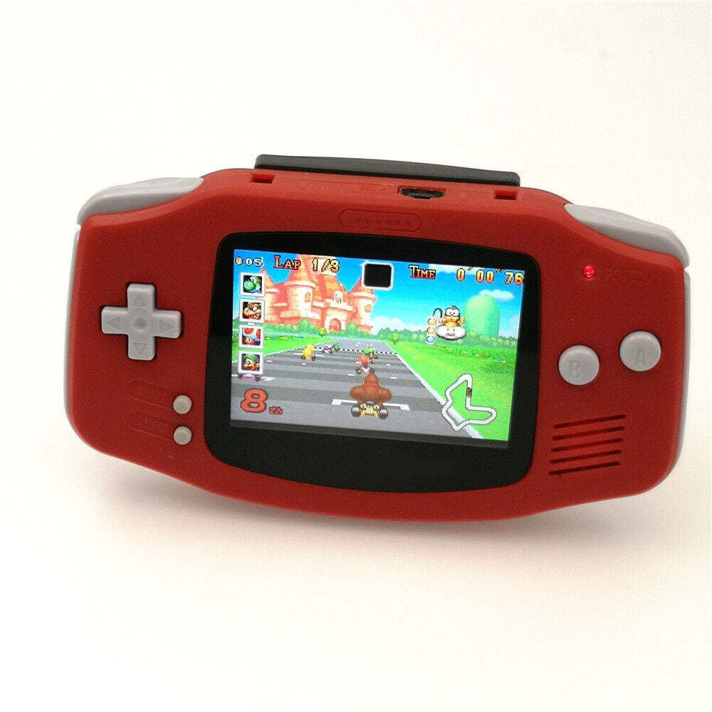 Multi-Color 10 Levels Brightness Backlit V2 iPS LCD Highght Screen Game Boy Advance GBA Console