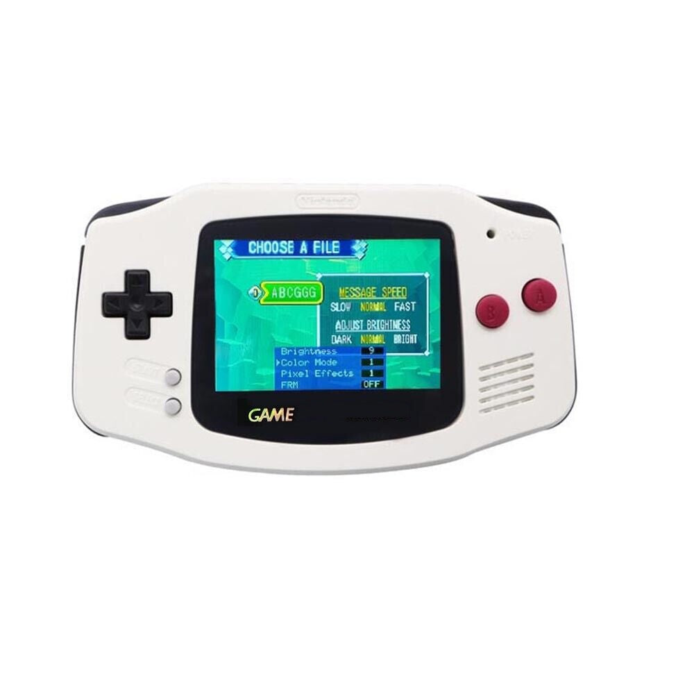 Refurbished Game Boy Advance GBA Game Console with IPS V5 3.0 inch Screen OSD Menu 720x480 Backlight LCD MOD