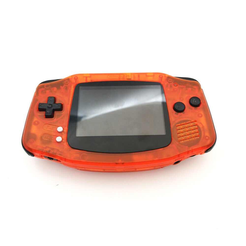 Clear Orange 10 Levels Brightness Backlit V2 iPS LCD Game Boy Advance GBA Console