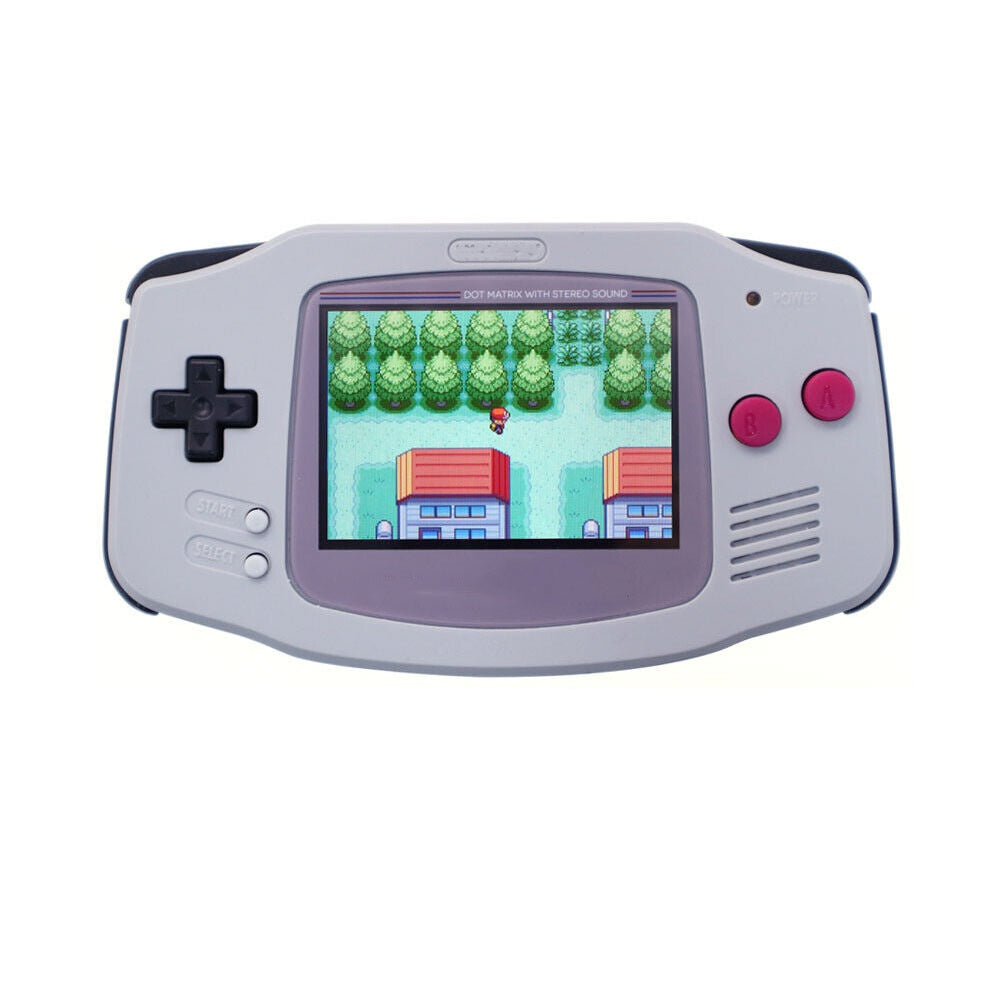 Refurbished Game Boy Advance GBA Game Console with IPS V5 3.0 inch Screen OSD Menu 720x480 Backlight LCD MOD