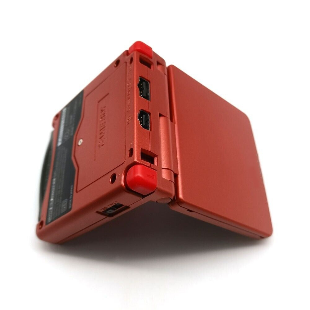 Red Refurbished Game Boy Advance GBA SP V5 Backlit IPS Screen Game Console Menu OSD 15 Level Game system