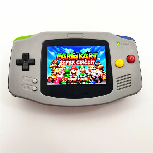 Multi-Color 10 Levels Brightness Backlit V2 iPS LCD Highght Screen Game Boy Advance GBA Console