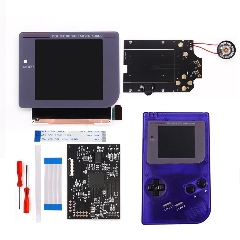 Newest Laminated Q5 3.1 inches Larger Display HD IPS RIPS Screen OSD FRM For GBO DMG LCD Kits Housing Shell Case