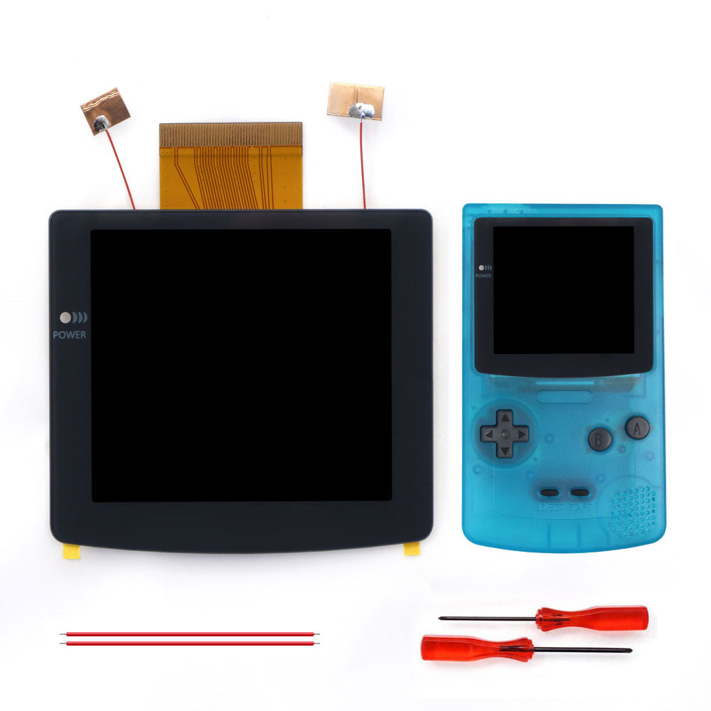 2026 2.8" Laminated IPS LCD For GBC 480x432 Integer Scaling Backlight Retro Pixel KIT For Game boy Color w/Shell