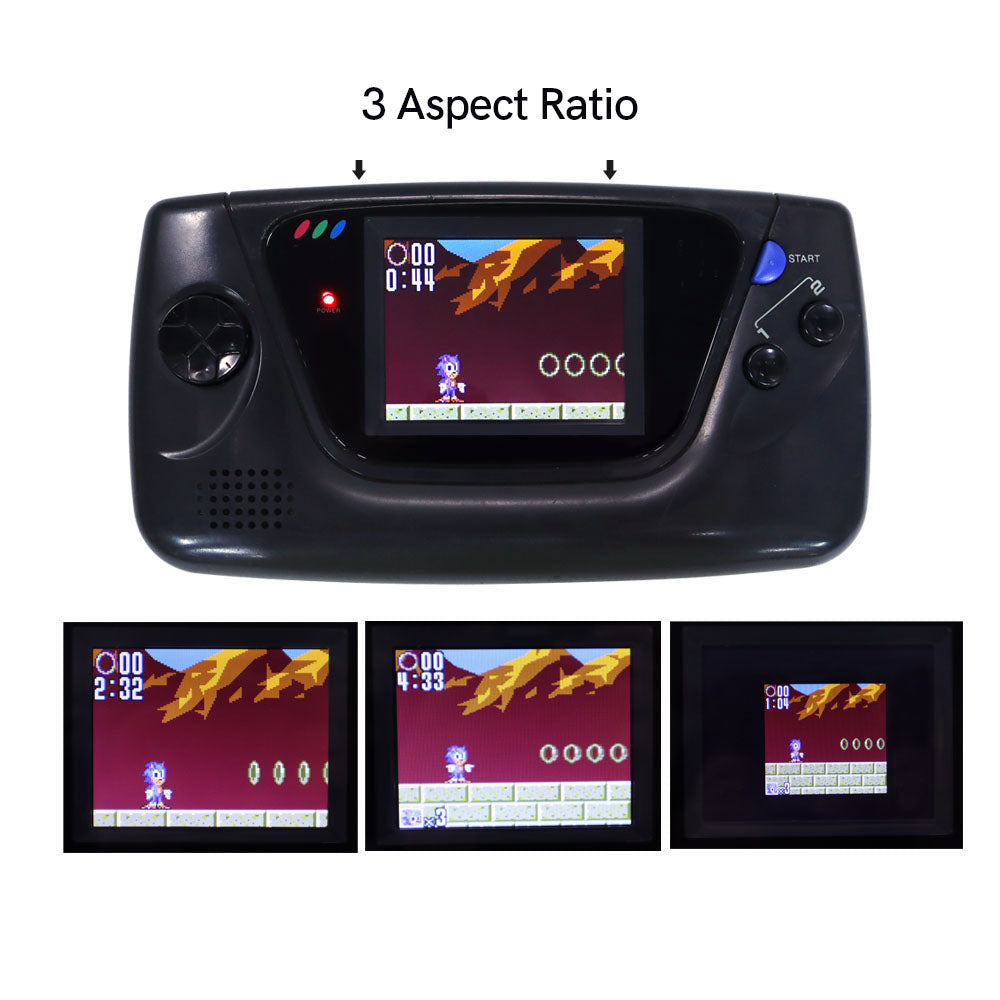 3.5 inch 8 color Touch Control Backlight LCD Display Screen For Sega Game Gear GG , Mod Kits DIY Updated Console