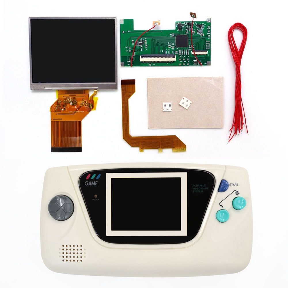 3.5 inch 8 color Touch Control Backlight LCD Display Screen For Sega Game Gear GG , Mod Kits DIY Updated Console