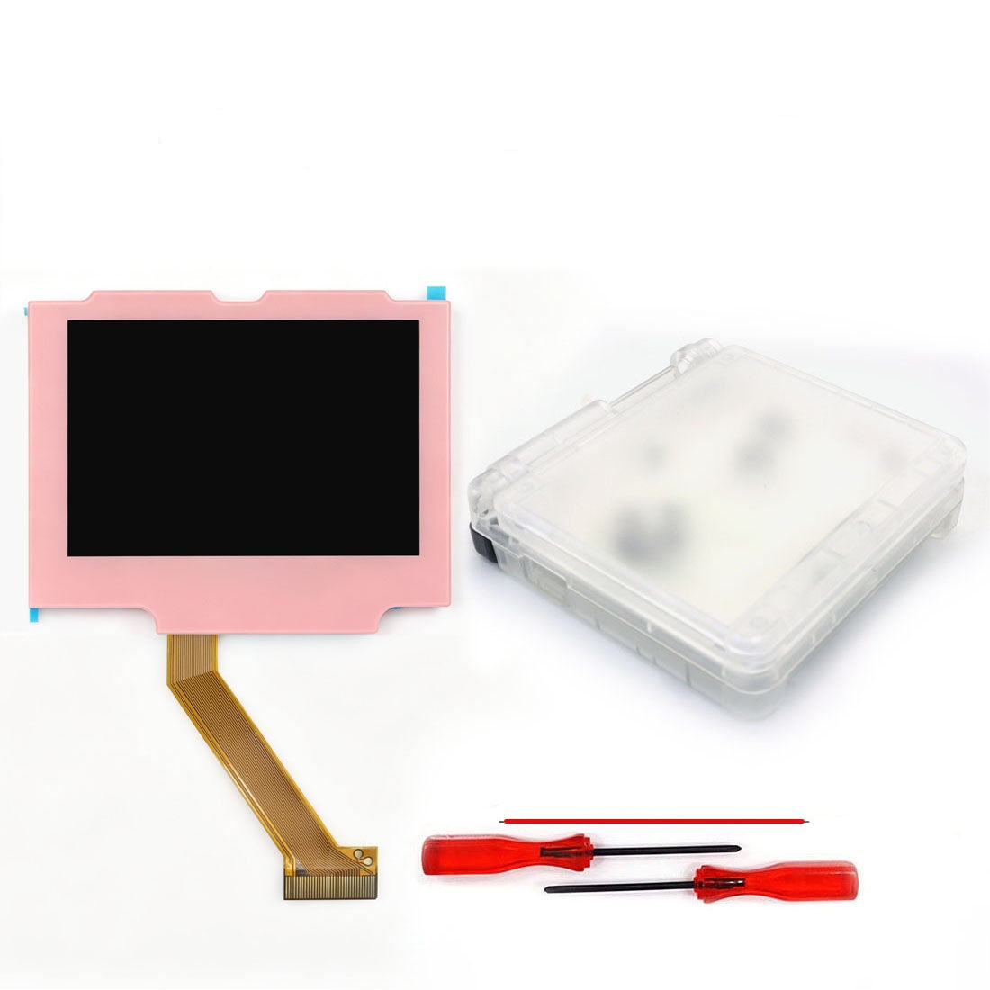 Multi Color Lens Pre-Laminated IPS 3.0 inch V5 Drop in Screen For GBA SP LCD Kits for Gameboy Advance SP w/New Shell