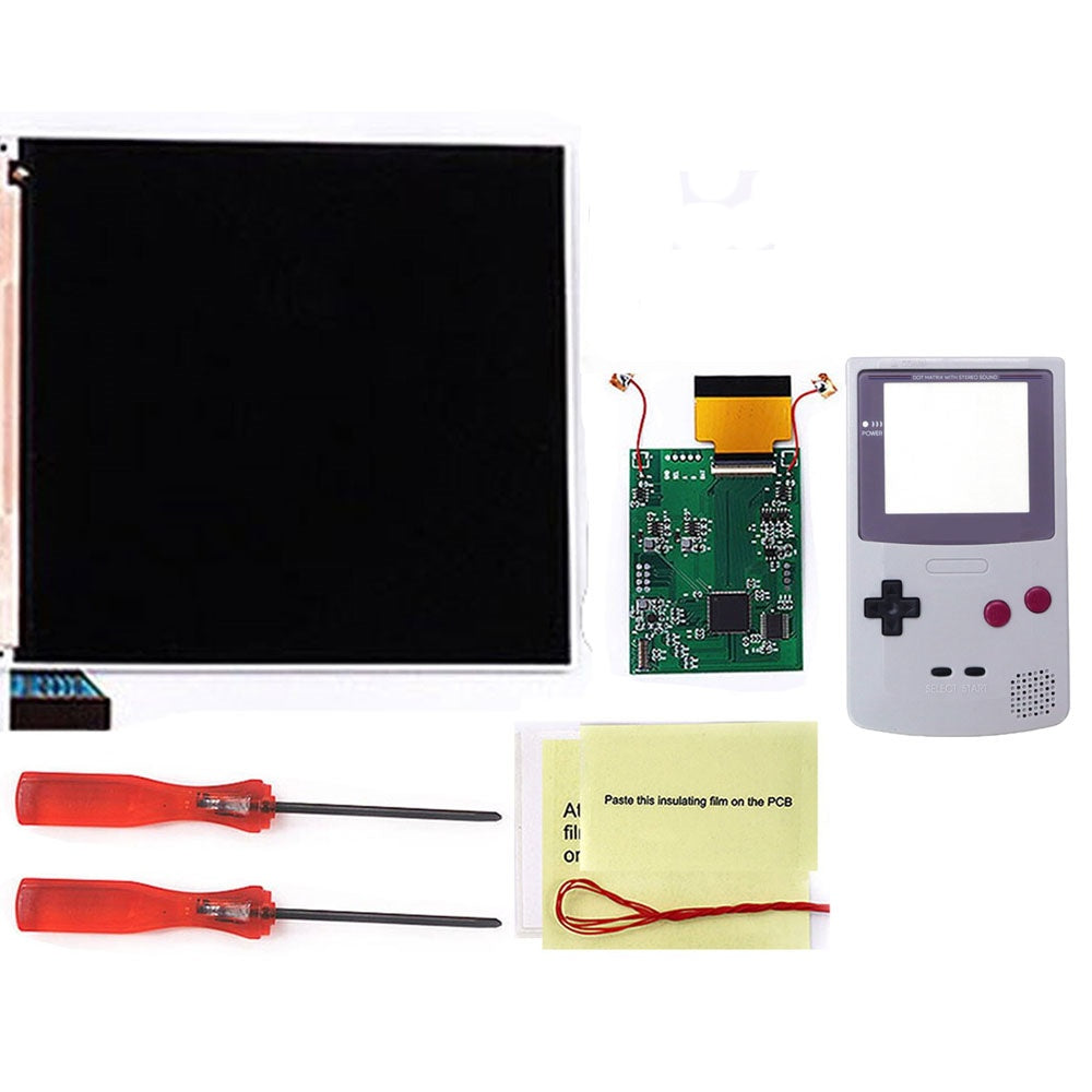 HISPEEDIDO Q5 IPS Highlight Screen For GBC LCD Display IPS Screen Mod Kits replacement Screen
