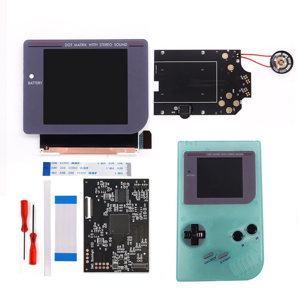 Newest Laminated Q5 3.1 inches Larger Display HD IPS RIPS Screen OSD FRM For GBO DMG LCD Kits Housing Shell Case