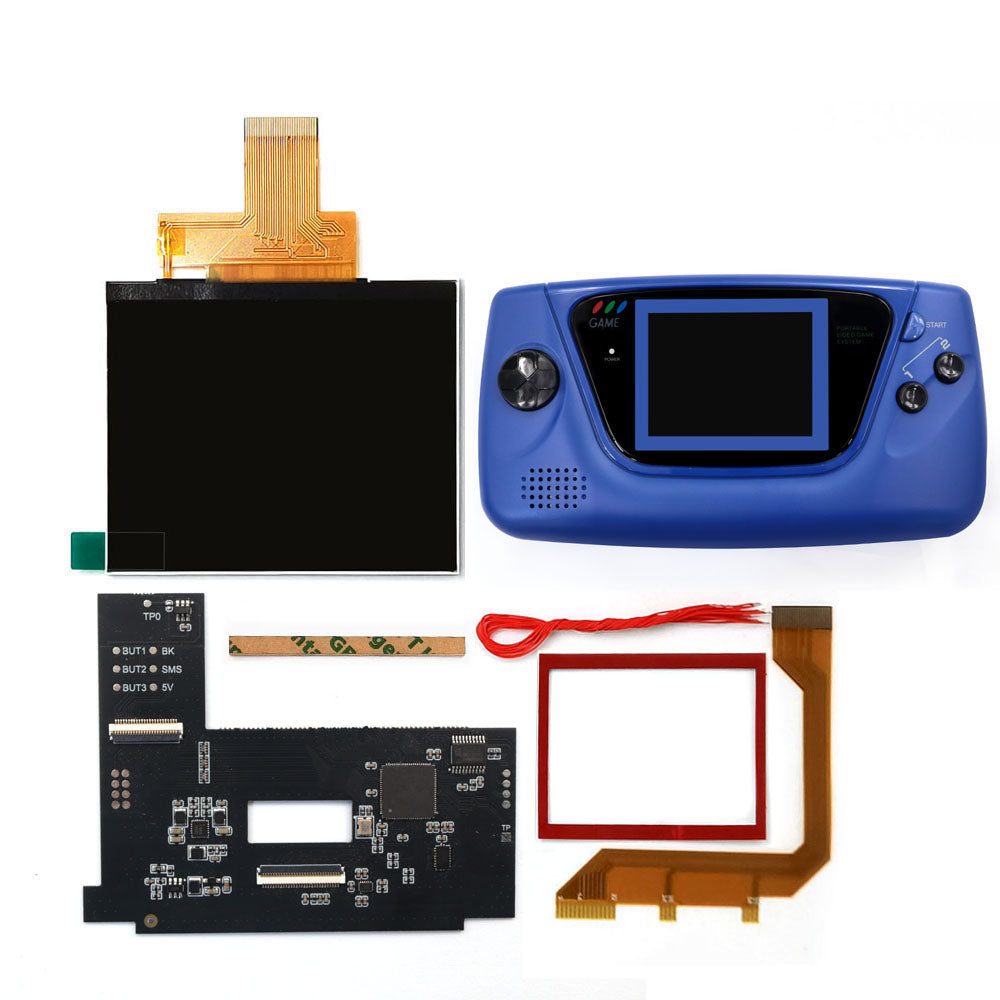 Laminierter AMOLED-OLED-Touchscreen, Drop-in-Einbau, eingebautes OSD, Retro-Pixel-Bildschirm, einfache Installation für GBC GameBoy Color mit vorgeschnittener Hülle