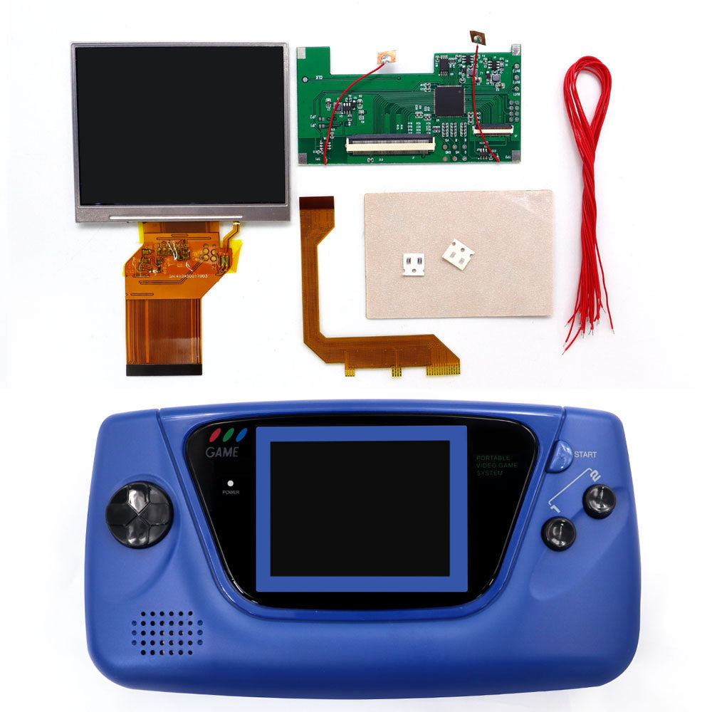 3.5 inch 8 color Touch Control Backlight LCD Display Screen For Sega Game Gear GG , Mod Kits DIY Updated Console