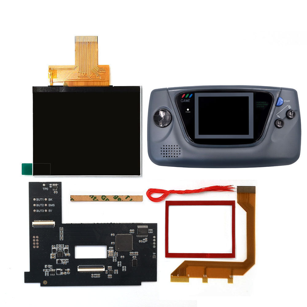 Laminierter AMOLED-OLED-Touchscreen, Drop-in-Einbau, eingebautes OSD, Retro-Pixel-Bildschirm, einfache Installation für GBC GameBoy Color mit vorgeschnittener Hülle