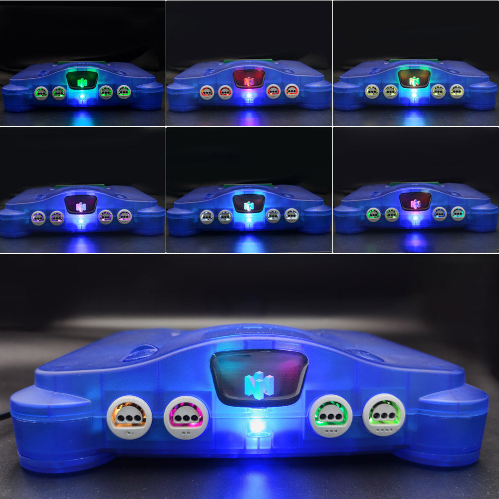 Hispeedido Newest For N64 Wireless Controller iBlueControlMod Internal Adapter RGB LED Color Module For N64 Console