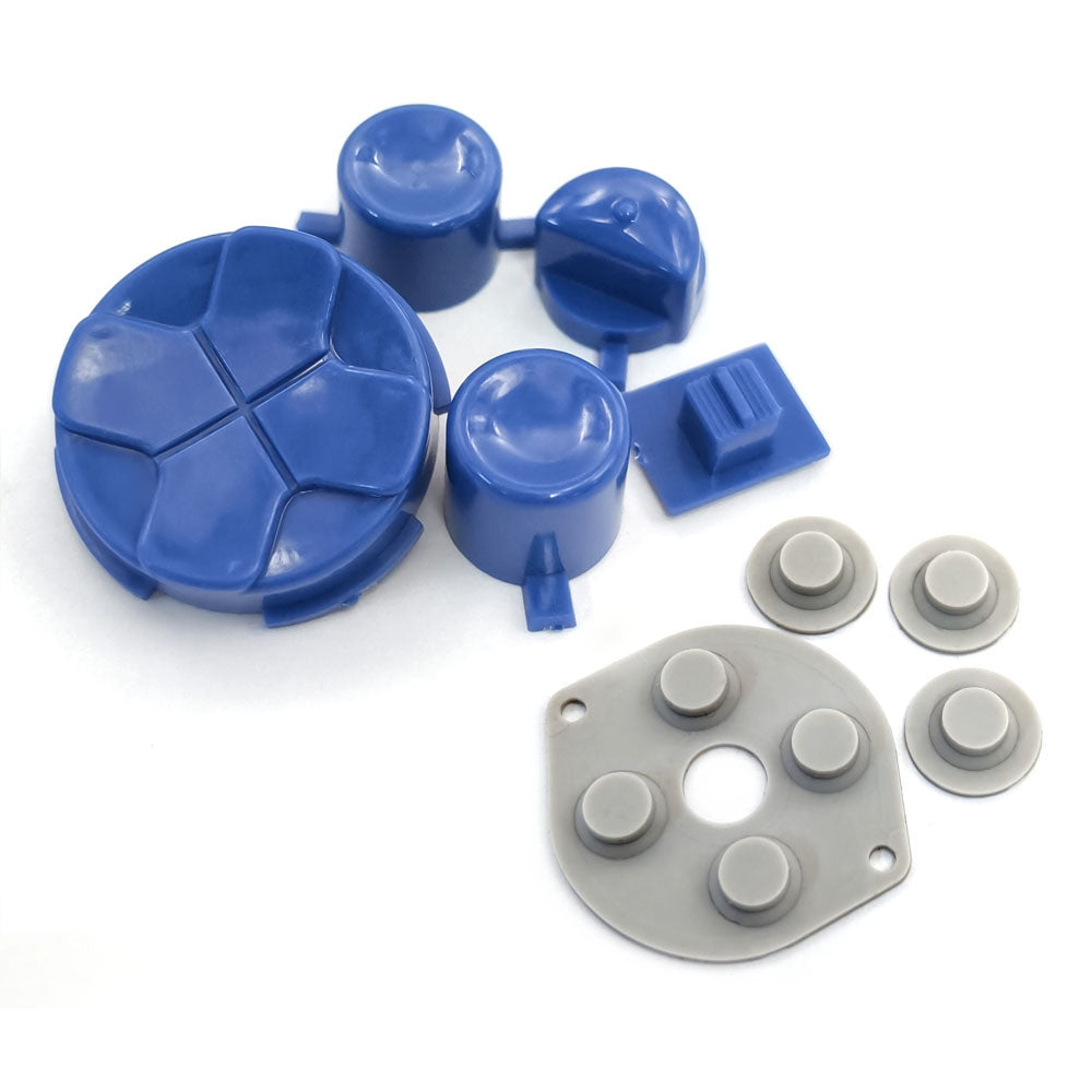 Multi Colors For SEGA Game Gear GG Console Original Quality New Buttons Set with Rubber Pads