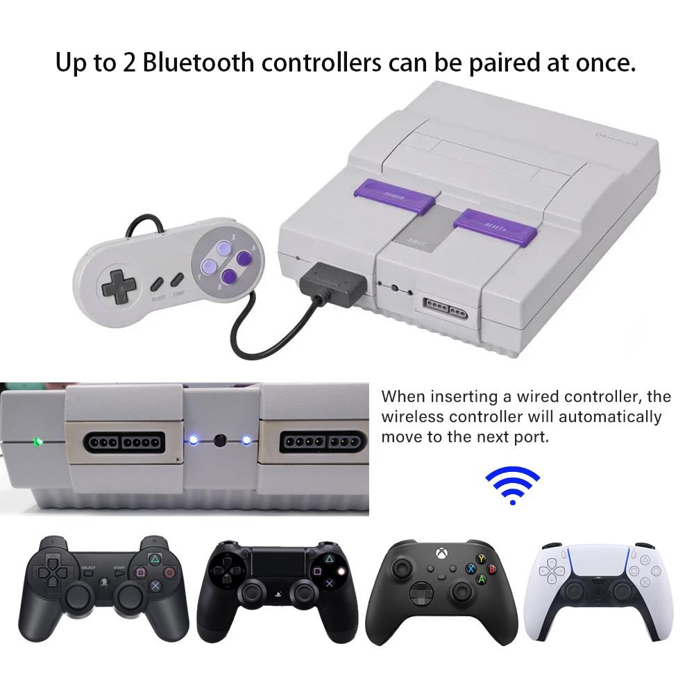Hispeedido iBlueControlMod SNES Bluetooth Wireless Controller Internal Adapter Bluetooth Gamepad Adapter For SNES Console
