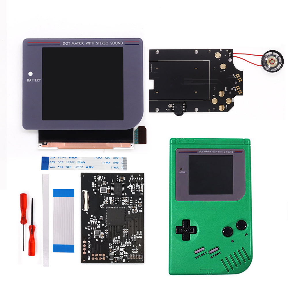 Newest Laminated Q5 3.1 inches Larger Display HD IPS RIPS Screen OSD FRM For GBO DMG LCD Kits Housing Shell Case