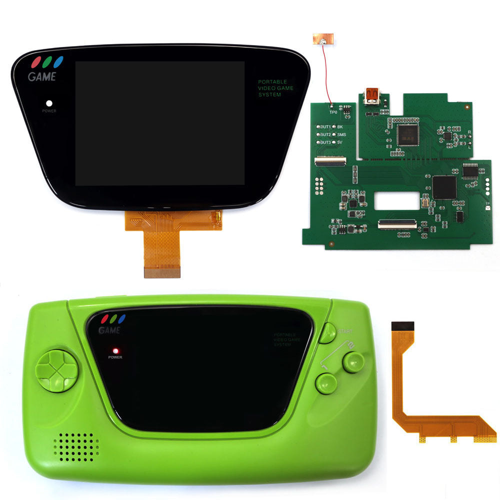HDMI Play on TV For SEGA GG 3.5" Laminated LCD IPS Screen 640x480 HD Retro Pixel Kit For For SEGA Game Gear For SEGA GG Console W/Housing Shell