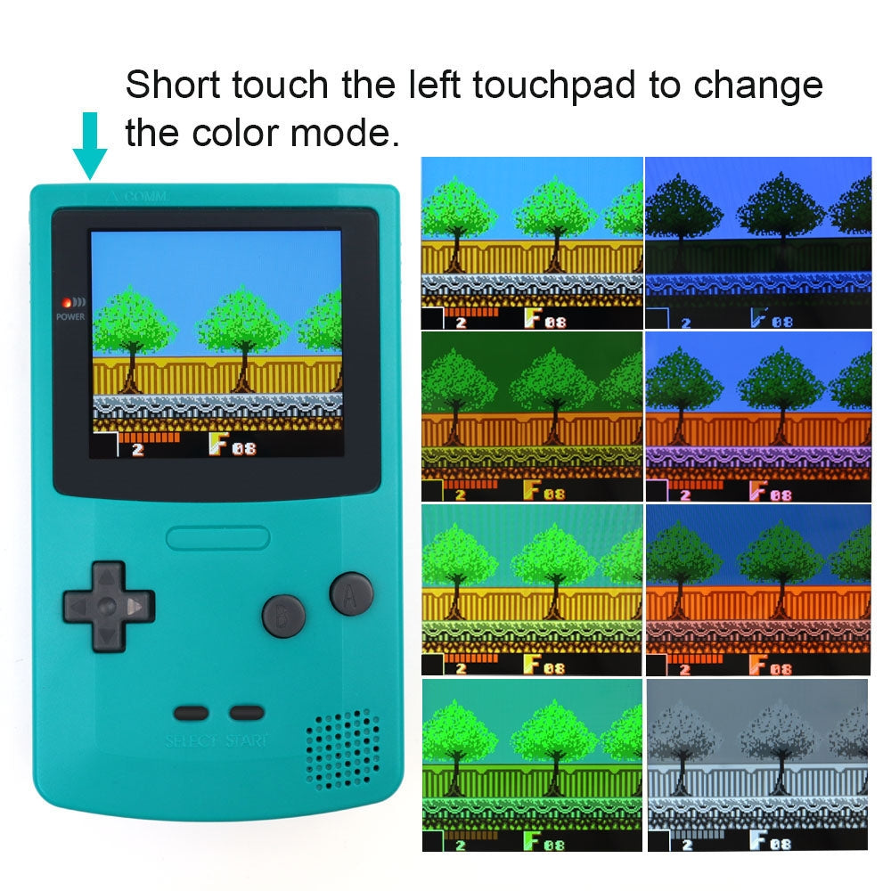 2026 Black White 2.8" Laminated IPS LCD For GBC 480x432 Integer Scaling Backlight Retro Pixel KIT For Game boy Color