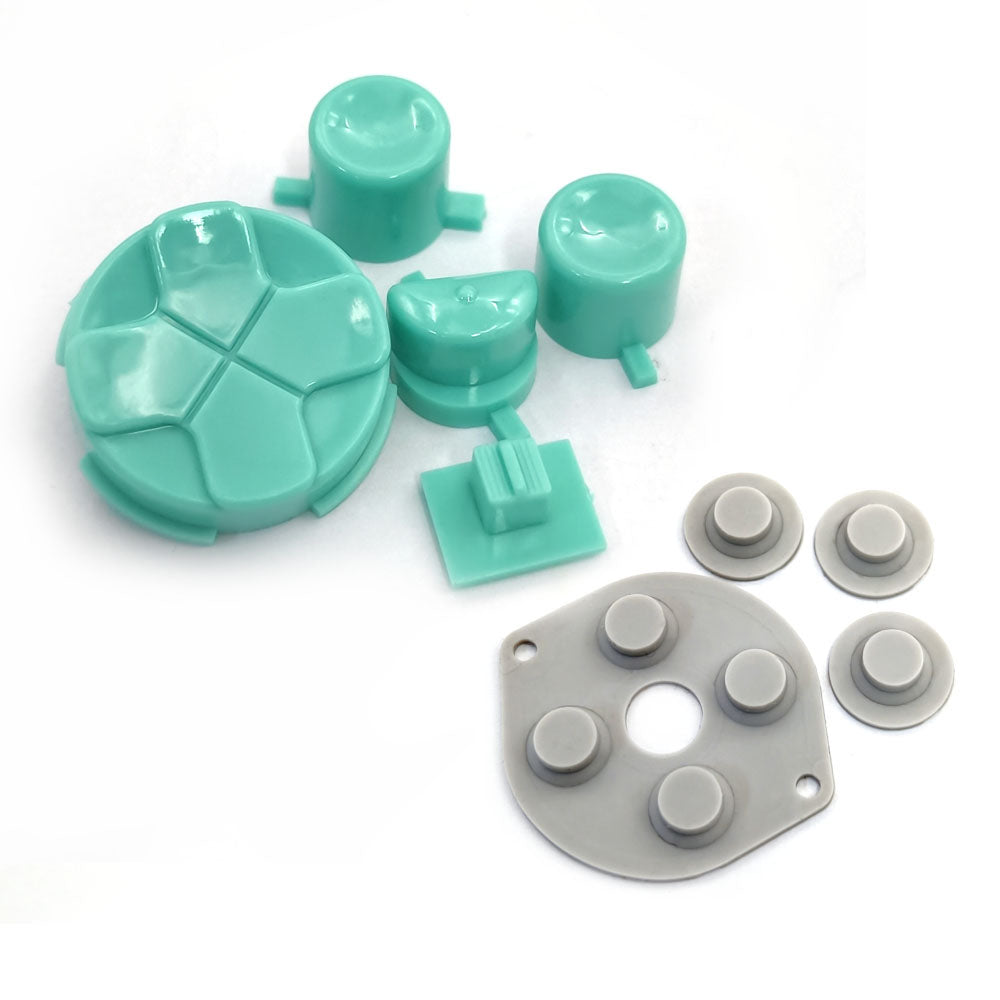 Multi Colors For SEGA Game Gear GG Console Original Quality New Buttons Set with Rubber Pads