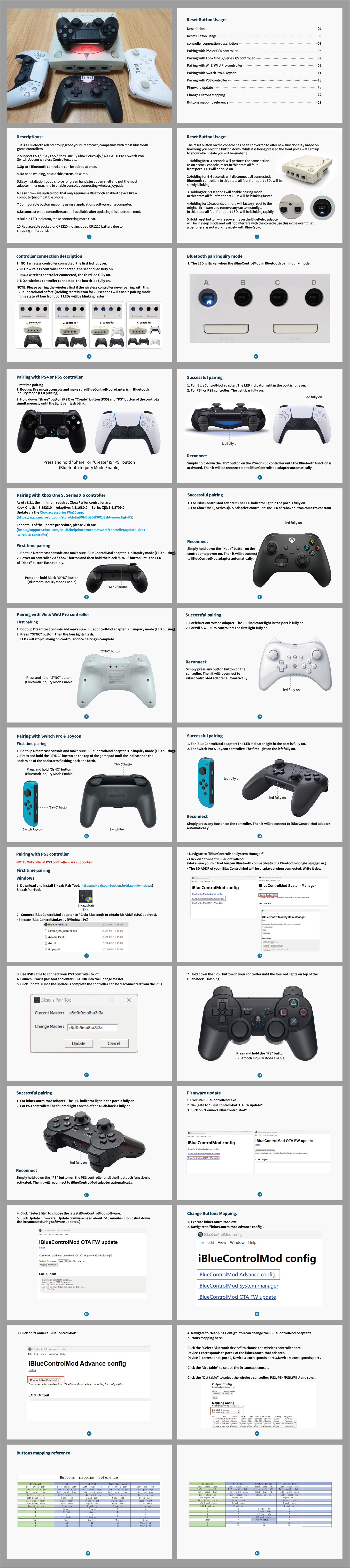For SEGA DC Wireless iBlueControlMod Bluetooth Controller Internal Adapter For SEGA DC Dreamcast Console Wireless Controller