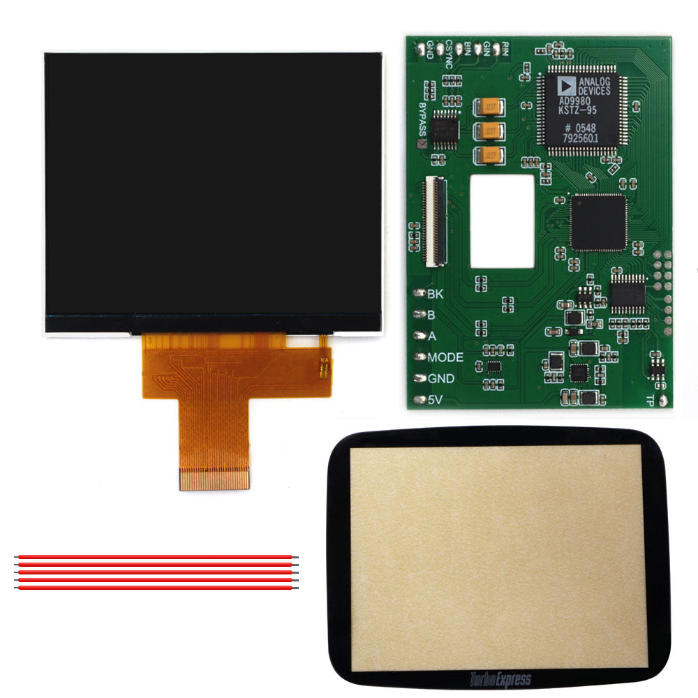 Hight Light PCE GT 3.5" 640x480 HD IPS LCD Screen RGB Board For PC Engine GT Console With OSD Menu RGBS Board