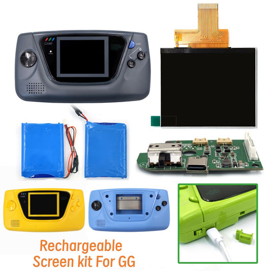 Laminierter AMOLED-OLED-Touchscreen, Drop-in-Einbau, eingebautes OSD, Retro-Pixel-Bildschirm, einfache Installation für GBC GameBoy Color mit vorgeschnittener Hülle