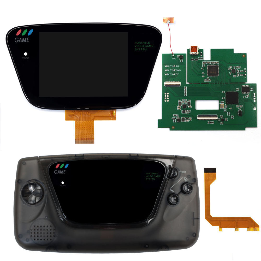 HDMI Play on TV For SEGA GG 3.5" Laminated LCD IPS Screen 640x480 HD Retro Pixel Kit For For SEGA Game Gear For SEGA GG Console W/Housing Shell