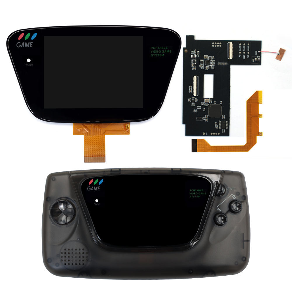 For SEGA GG 3.5" Laminated LCD IPS Screen 640x480 HD Retro Pixel Kit For For SEGA Game Gear For SEGA GG Console W/Housing Shell