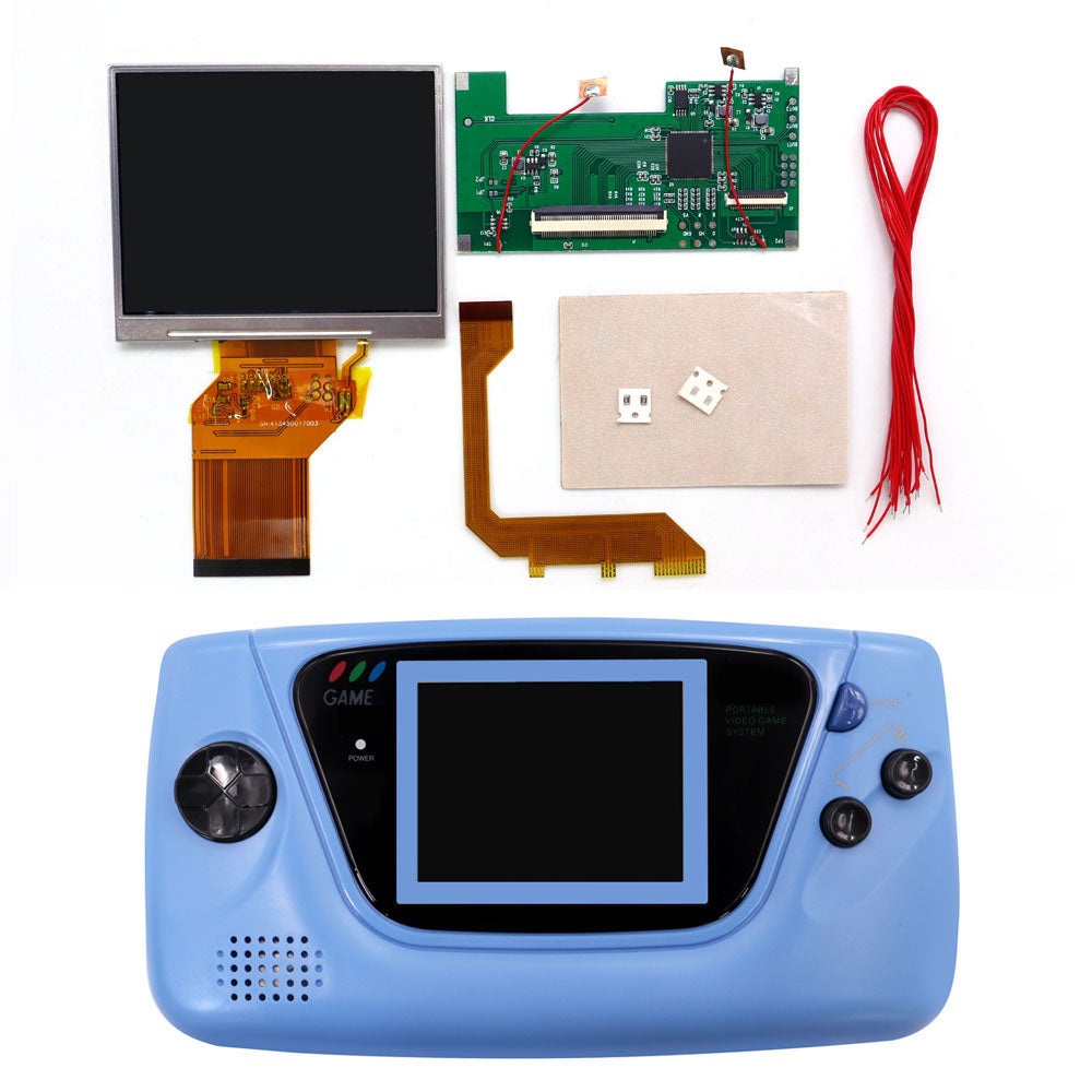 3.5 inch 8 color Touch Control Backlight LCD Display Screen For Sega Game Gear GG , Mod Kits DIY Updated Console