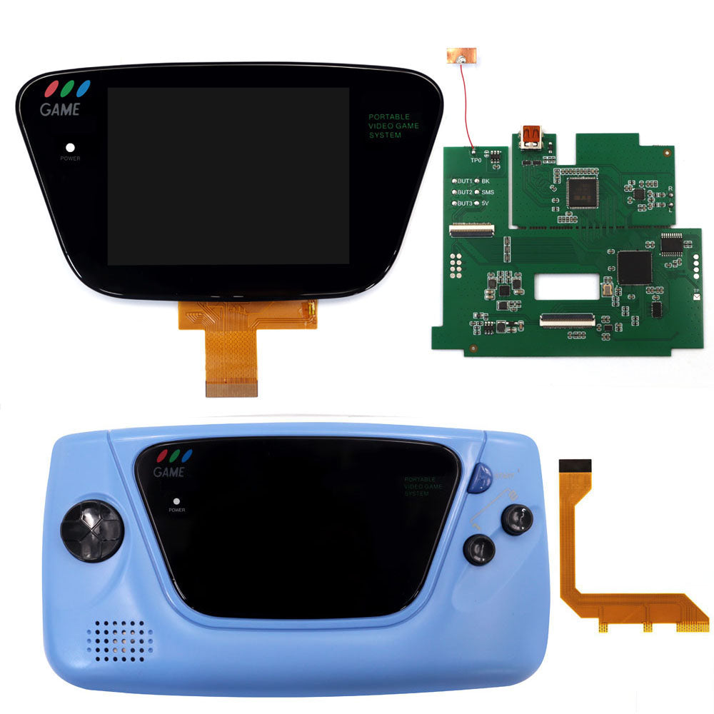 HDMI Play on TV For SEGA GG 3.5" Laminated LCD IPS Screen 640x480 HD Retro Pixel Kit For For SEGA Game Gear For SEGA GG Console W/Housing Shell