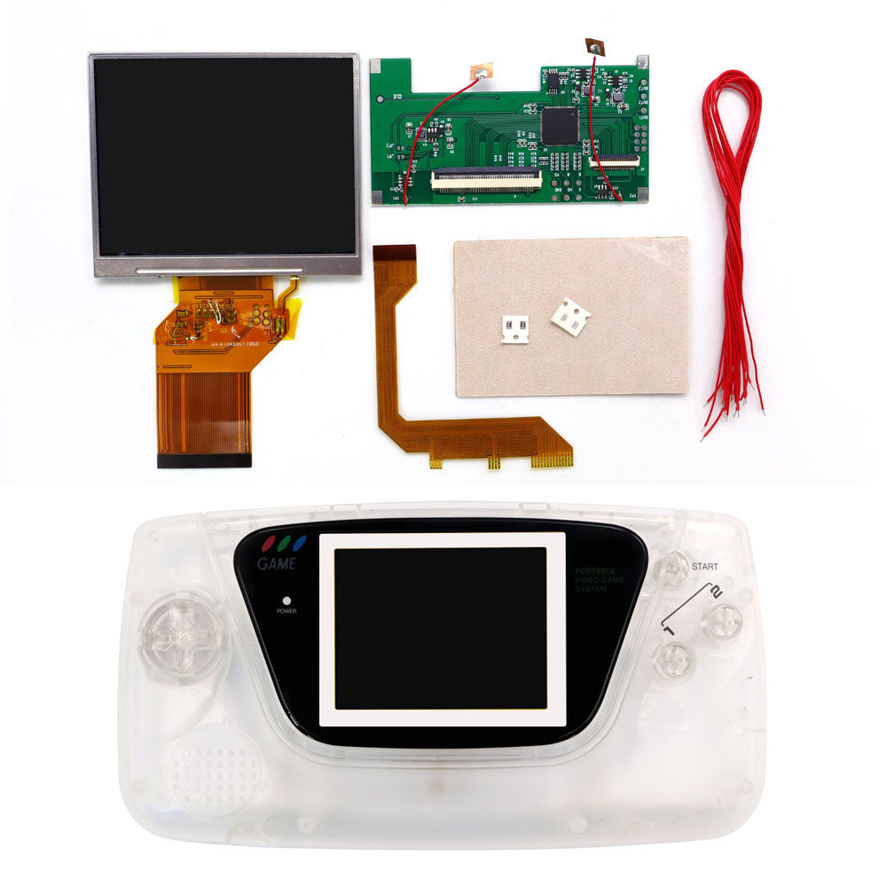 3.5 inch 8 color Touch Control Backlight LCD Display Screen For Sega Game Gear GG , Mod Kits DIY Updated Console
