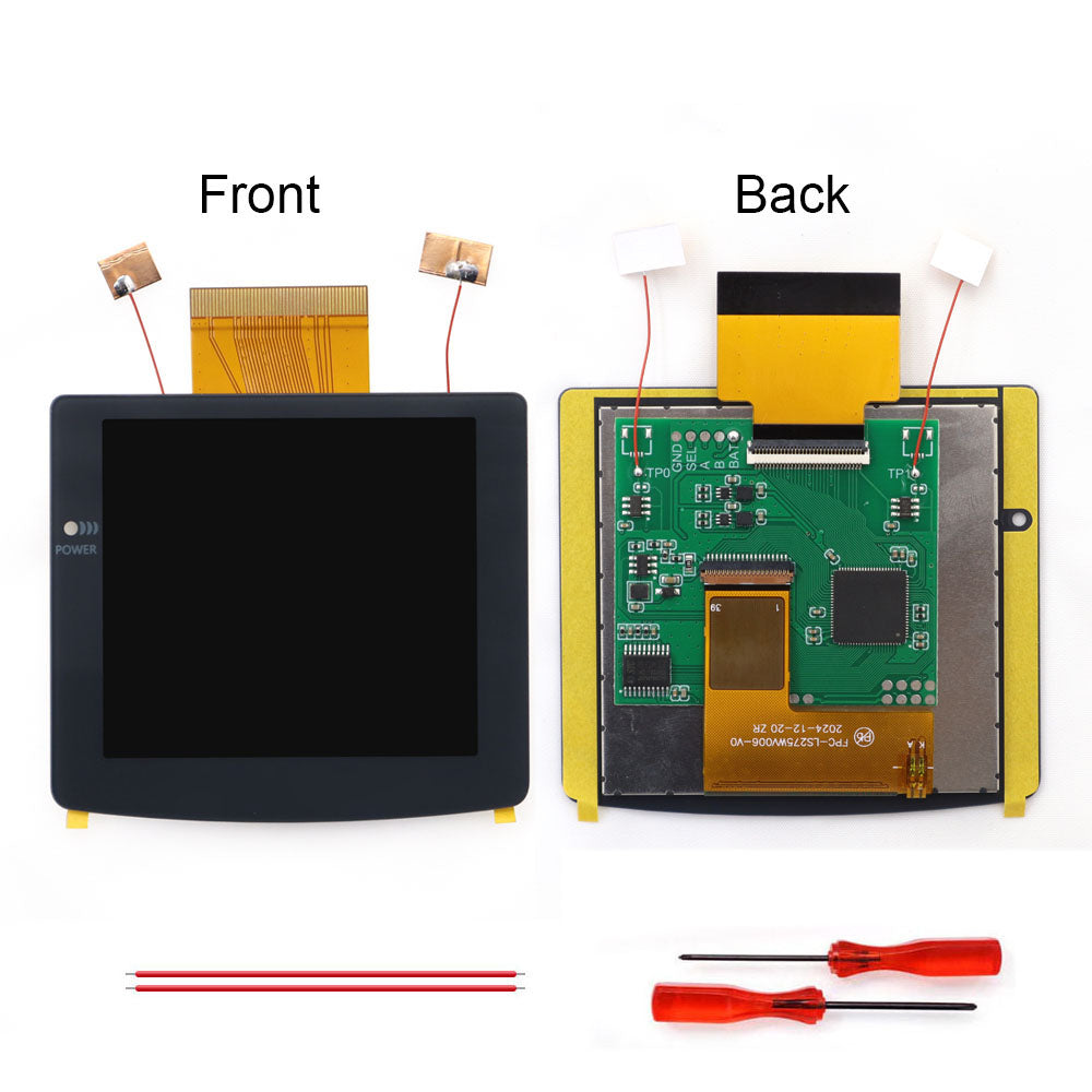 2026 2.8" Laminated IPS LCD For GBC 480x432 Integer Scaling Backlight Retro Pixel KIT For Game boy Color w/Shell