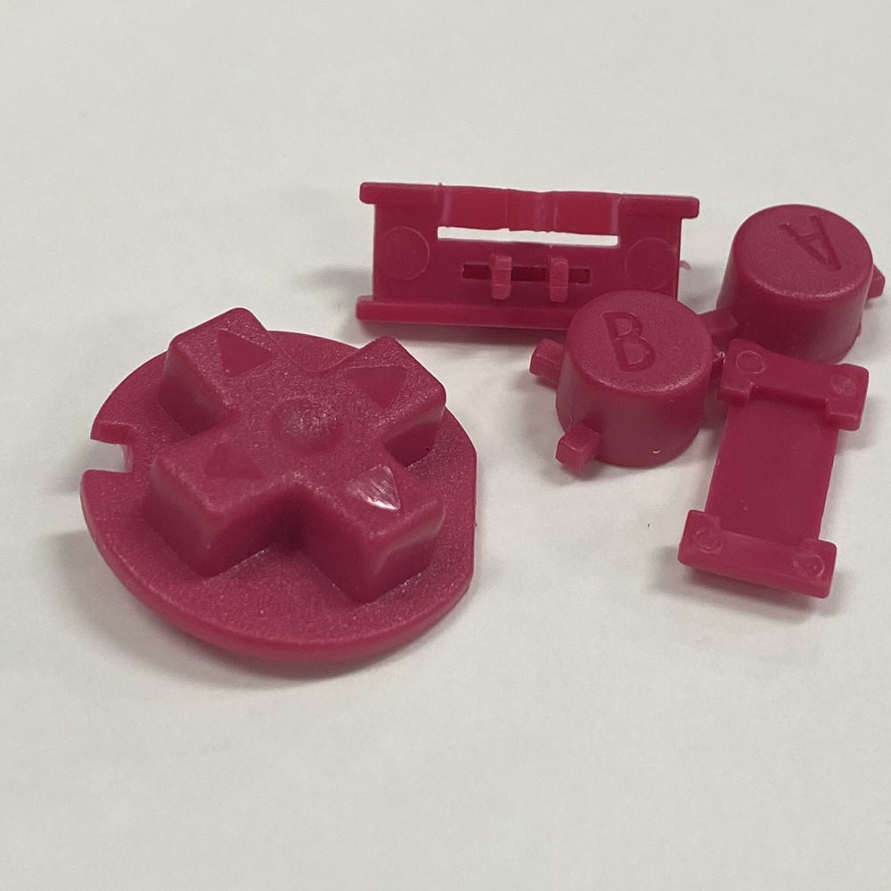 For GBC D Pads Power ON OFF Buttons AB Colorful L R Buttons Keypads For Gameboy Color GBC