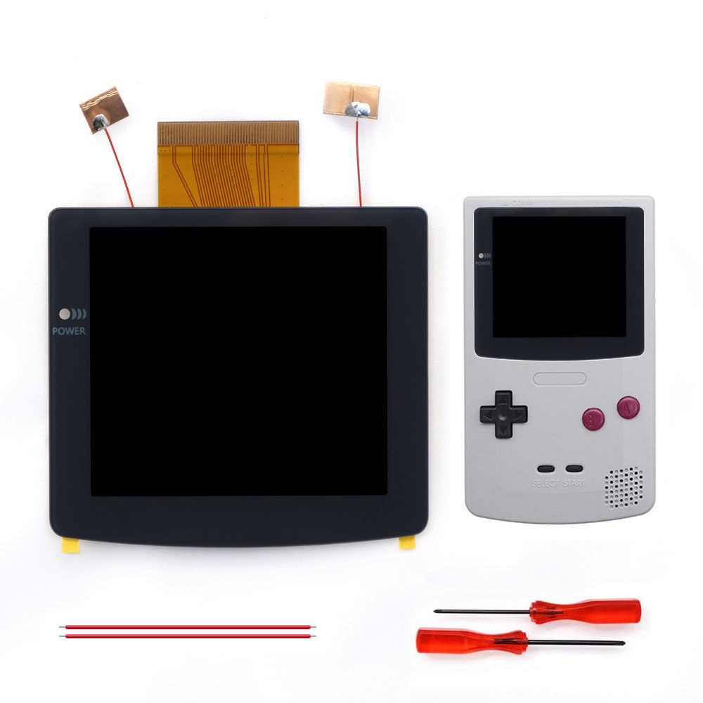 2026 2.8" Laminated IPS LCD For GBC 480x432 Integer Scaling Backlight Retro Pixel KIT For Game boy Color w/Shell