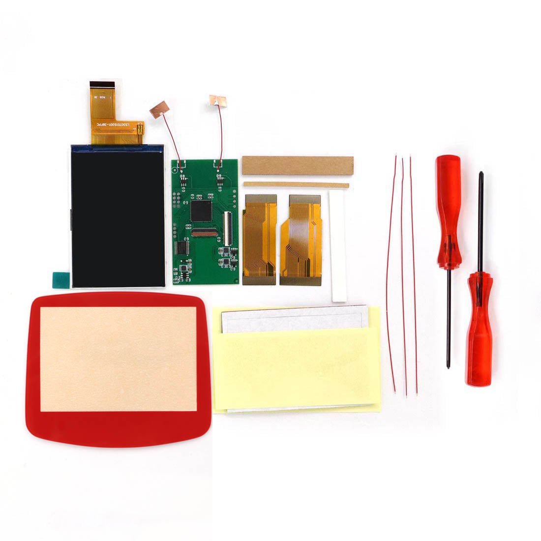 Multi color lens V5 upgrade HD High defination Drop In 3.0" 3 inch Highlight 720*480 720x480 Retro pixel OSD Menu IPS LCD kit for GBA Advance