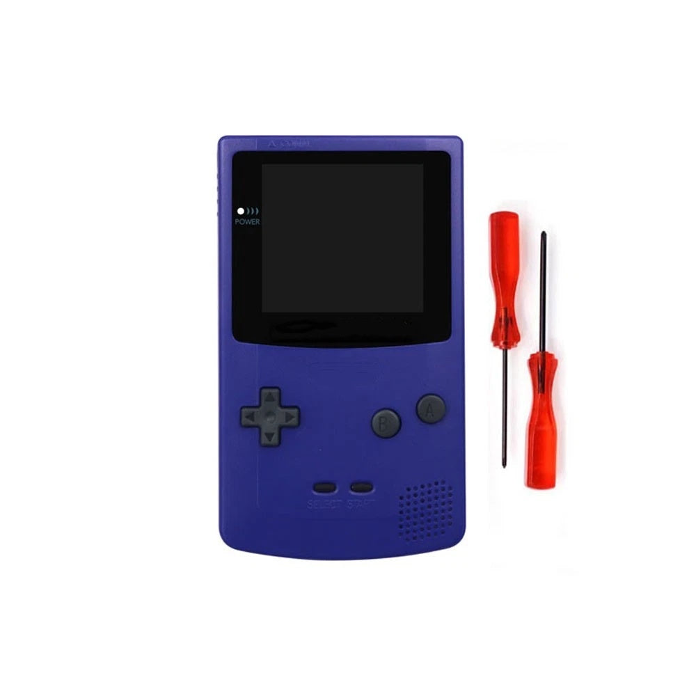 For GBC Game Boy Color Full Housing Shell Fit for OLED Amoled Screen Front and back cover Button
