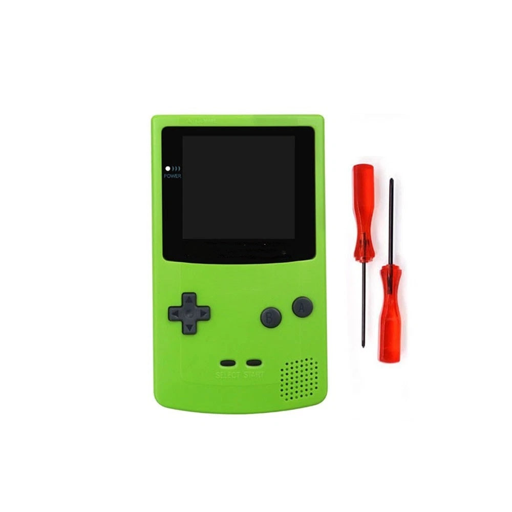 For GBC Game Boy Color Full Housing Shell Fit for OLED Amoled Screen Front and back cover Button