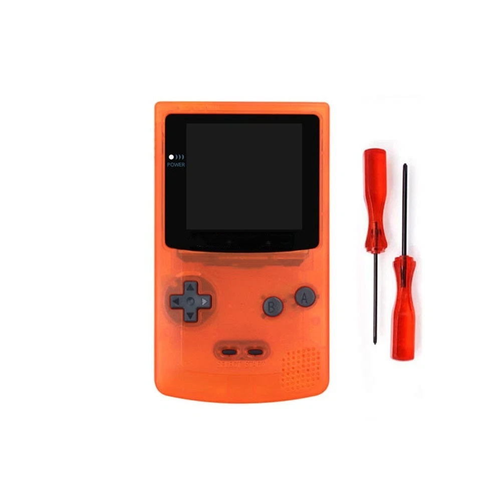 For GBC Game Boy Color Full Housing Shell Fit for OLED Amoled Screen Front and back cover Button