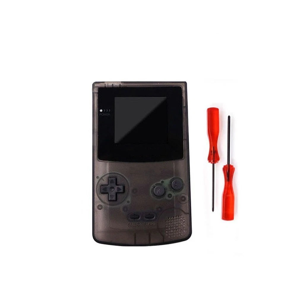 For GBC Game Boy Color Full Housing Shell Fit for OLED Amoled Screen Front and back cover Button