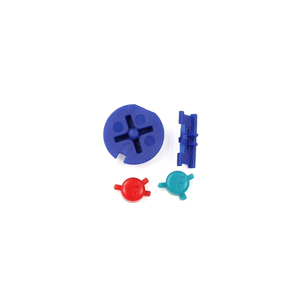 For GBC D Pads Power ON OFF Buttons AB Colorful L R Buttons Keypads For Gameboy Color GBC