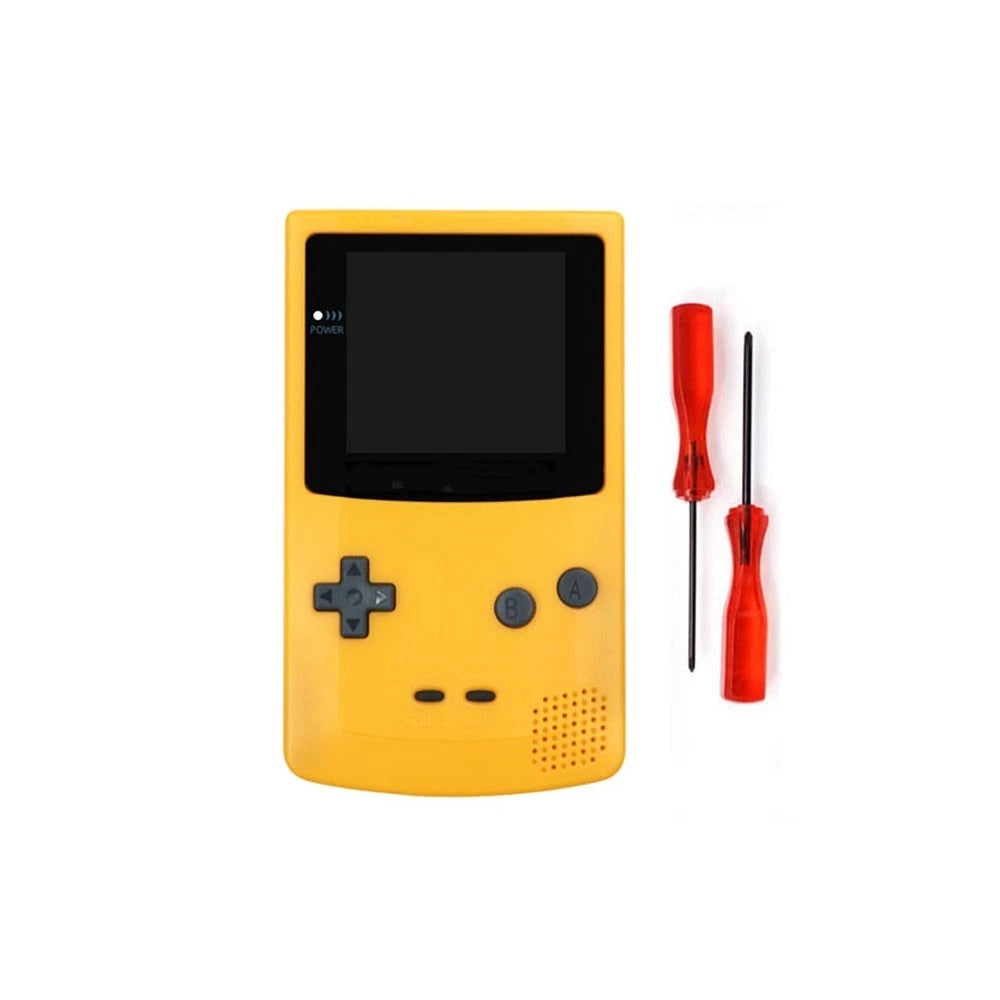 For GBC Game Boy Color Full Housing Shell Fit for OLED Amoled Screen Front and back cover Button