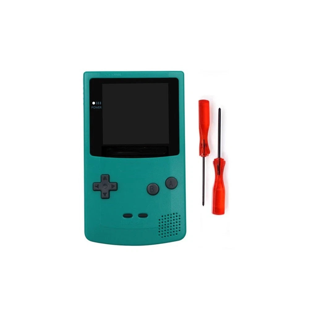 For GBC Game Boy Color Full Housing Shell Fit for OLED Amoled Screen Front and back cover Button