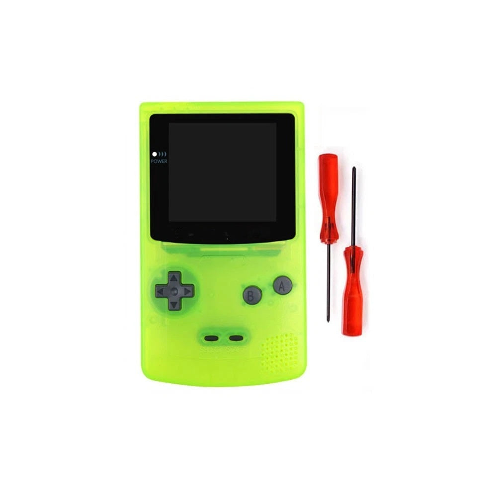 For GBC Game Boy Color Full Housing Shell Fit for OLED Amoled Screen Front and back cover Button