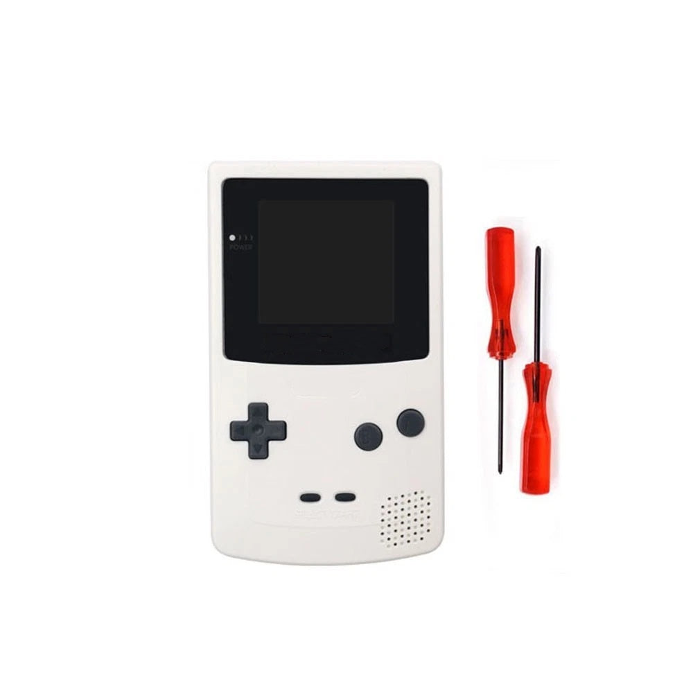 For GBC Game Boy Color Full Housing Shell Fit for OLED Amoled Screen Front and back cover Button